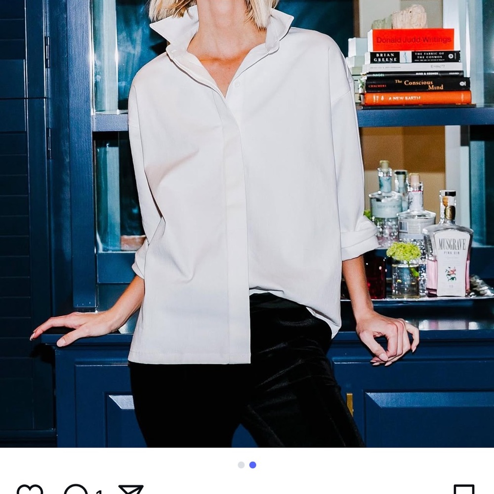 Noble 31 Crisp White Button-Up Shirt